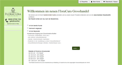 Desktop Screenshot of floracuragrosshandel.com